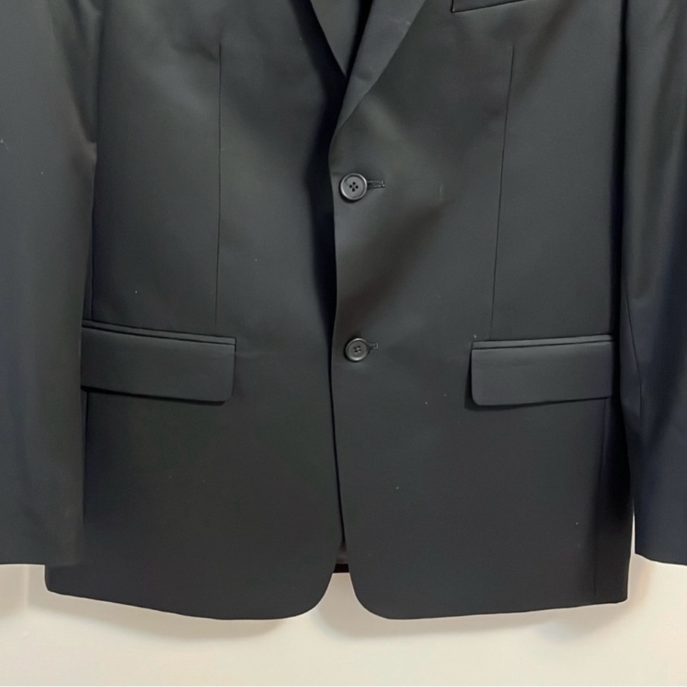 Joseph & Feiss blazer suit jacket coat boys size 20 black 2 button long sleeve - Picture 4 of 12